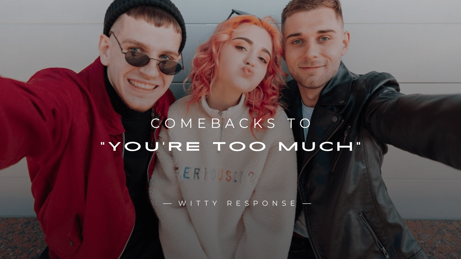 220+ Powerful Comebacks to "You're Too Much"