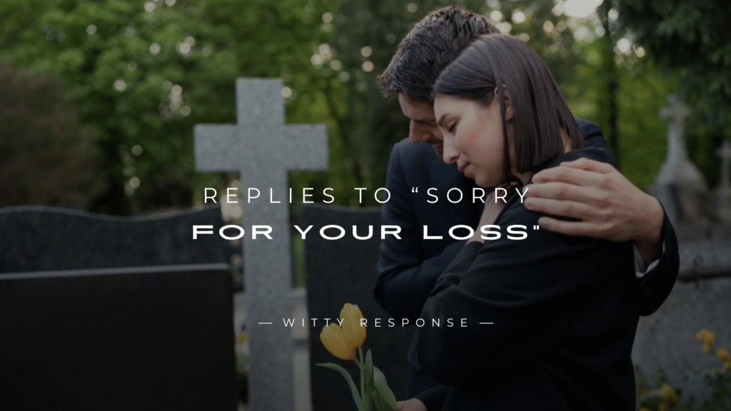 250+ Best Replies to “Sorry for Your Loss” That Comfort